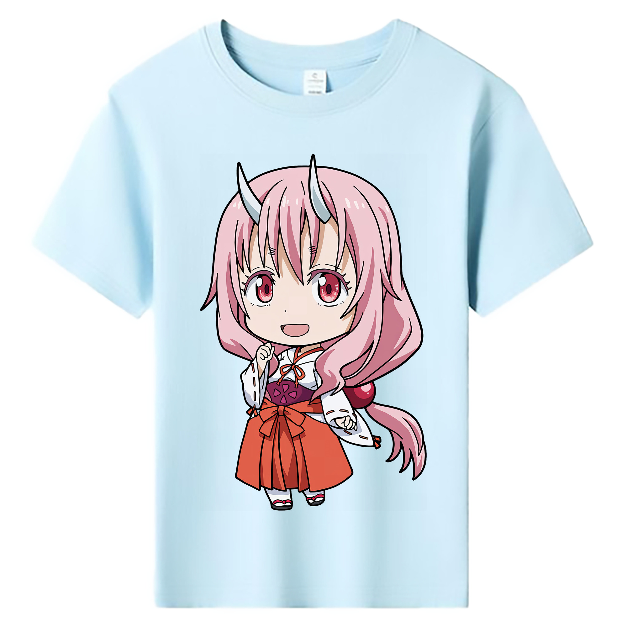 （画像用） 転スラ Regarding Reincarnated to Slime 綿100％キッズTシャツ（フロントプリント）